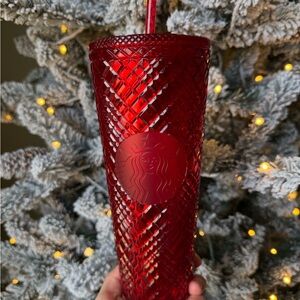 Starbucks Festive Red Diamond Tumbler